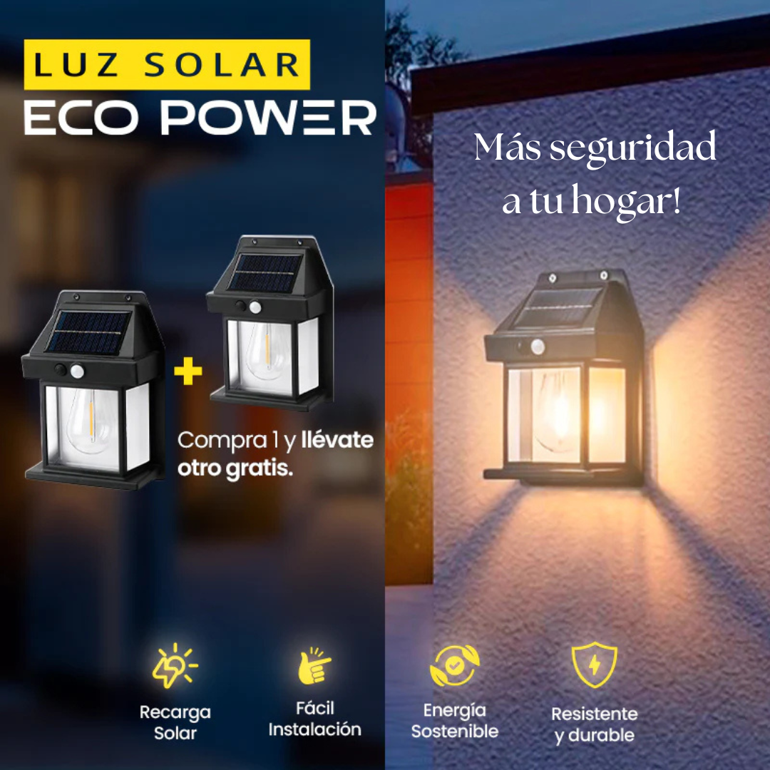 💡Luz Solar EcoPower - Compre 1 llévese 2 + ¡BONO EXCLUSIVO! y hay más...🔥 ENVÍO GRATIS para Toda Colombia! 🎁
