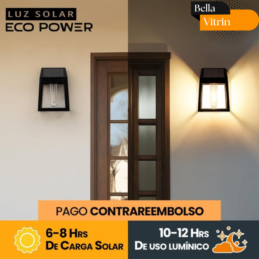💡Luz Solar EcoPower - Compre 1 llévese 2 + ¡BONO EXCLUSIVO! y hay más...🔥 ENVÍO GRATIS para Toda Colombia! 🎁