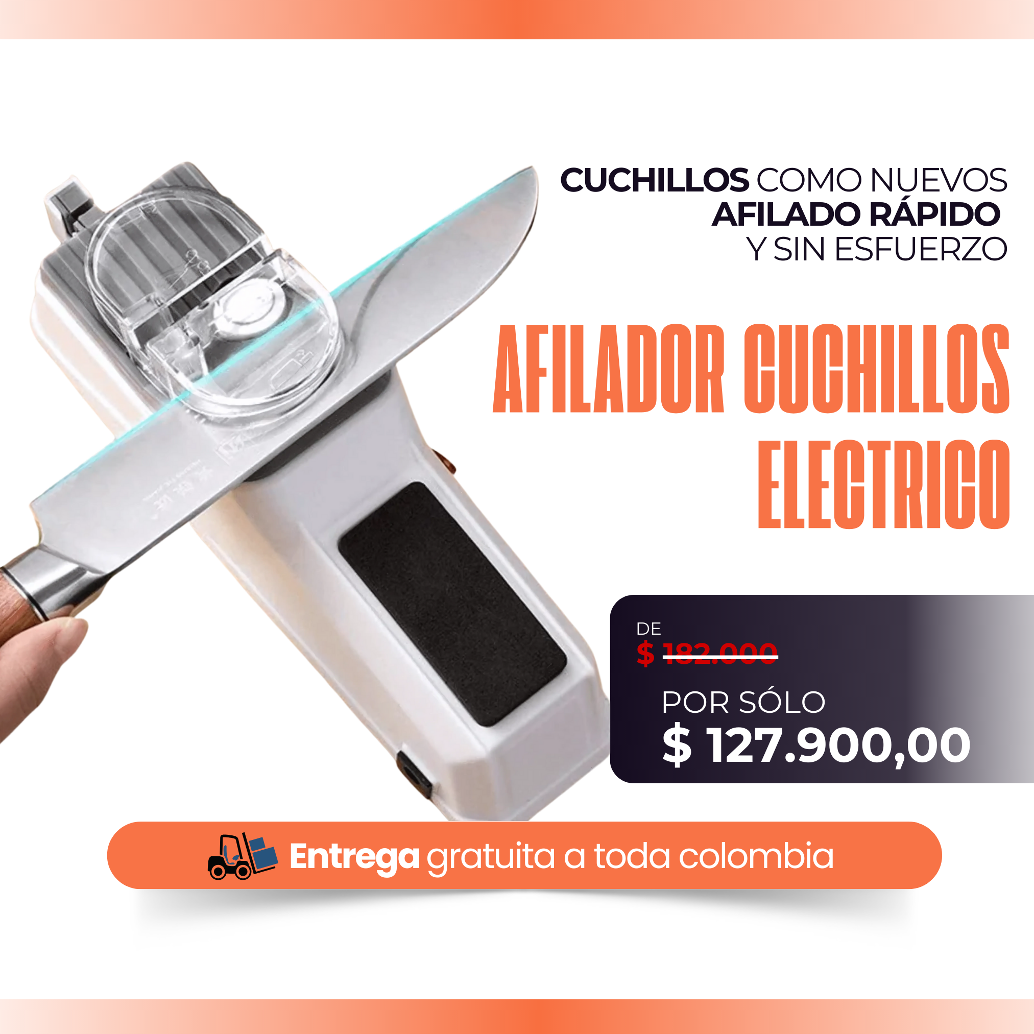 Afilador Cuchillos Electrico  - TU MAYOR PROBLEMA EN LA COCINA TERMINA HOY! ⚡ENVÍO GRATIS HOY🎁⚡