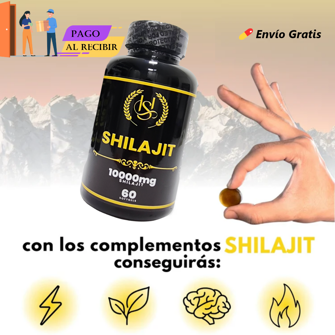 Shilajit Ultra Gold 10.000 mg - Energía, Libido y Resistencia Suprema 🔥 Pago Contra Reembolso 💊 Envío Gratis para Toda Colombia! 🎁