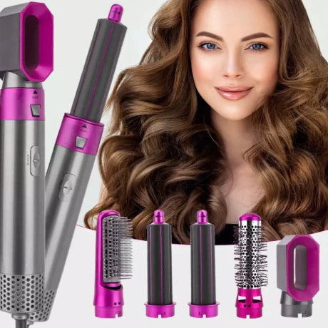 PerfectHair PRO - Cepillo profesional 5 en 1 (seca, alisa, riza, da forma y ondula)